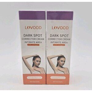 Lovood Dark Spot Corrector Cream with Collagen Safe‎ And Gentle 2 oz 2 Pack 60ml